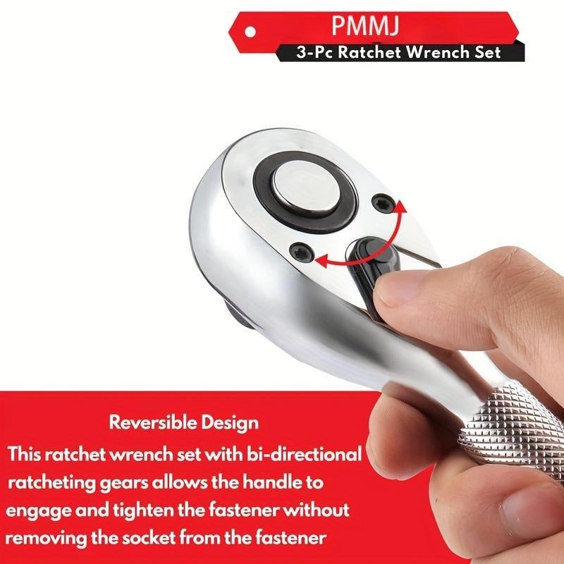 🔥Last Day 49% OFF - 72-Teeth Quick Socket Ratchet Wrench Tools