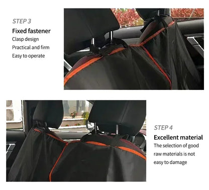 Premium Oxford Cloth Dog Car Seat Cover – Waterproof & Durable Pet Hammock for Cars and SUVs