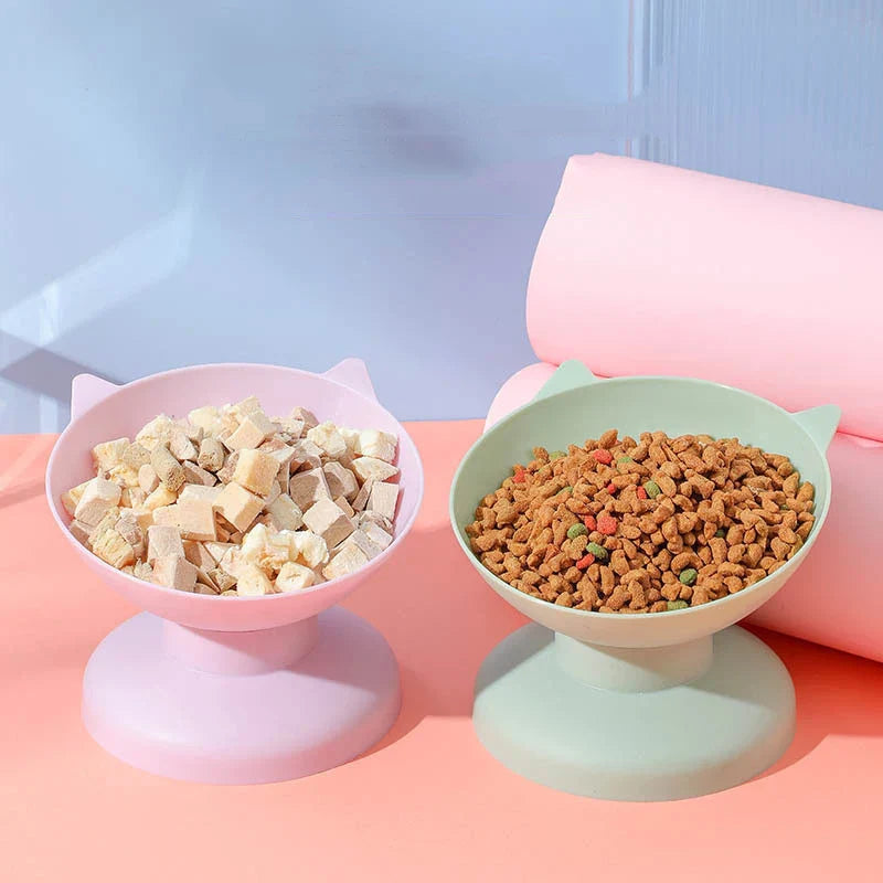 Pet Food Bowl Tilt High Bottom Neck Protector Antichoking Dog and Cat Water Bowl Antidumping Dog Feeding Supplies
