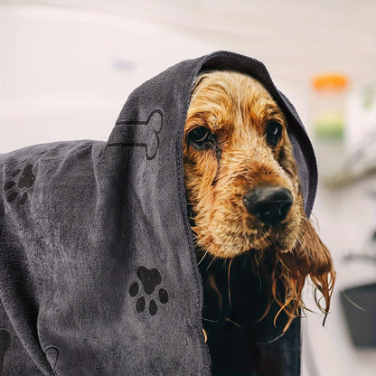 Quick-Drying Microfiber Dog Towel – Absorbent Bath Towel for Dogs and Cats