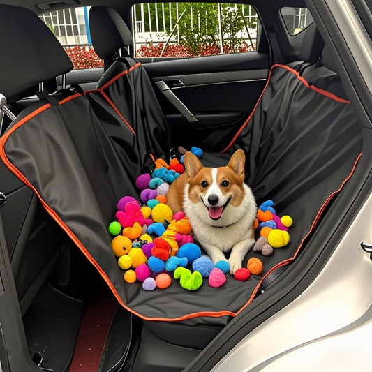 Premium Oxford Cloth Dog Car Seat Cover – Waterproof & Durable Pet Hammock for Cars and SUVs