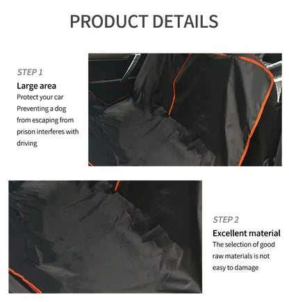 Premium Oxford Cloth Dog Car Seat Cover – Waterproof & Durable Pet Hammock for Cars and SUVs